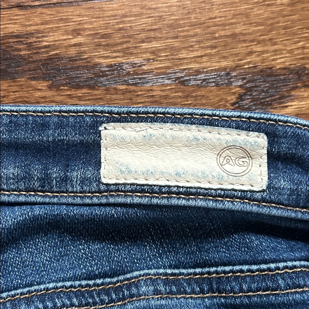 AG Adriano Goldschmied Distressed Blue Jeans - Picture 9 of 11